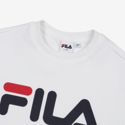 Fila Linear Logo One-on-one - Miesten Hoodie - Valkoinen | FI-26107